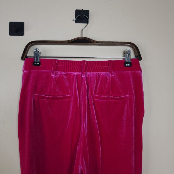 Six/Fifty Adeline Velour Raspberry Pant Women’s Size S - Picture 6 of 11